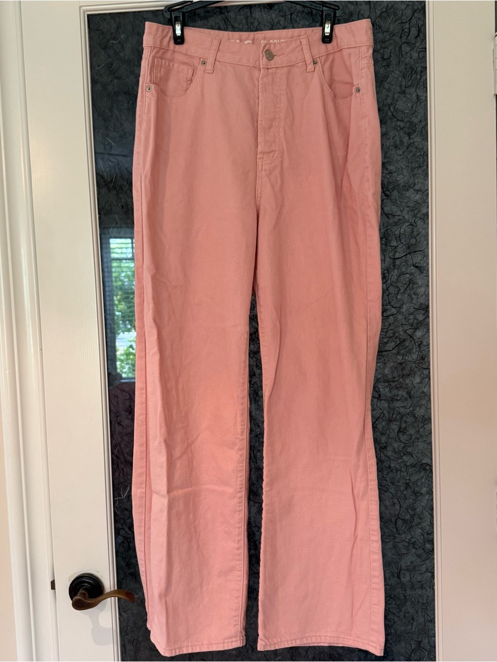 High-Rise Straight-Leg 90s Boyfriend Women’s Jeans in Dusty Pink
